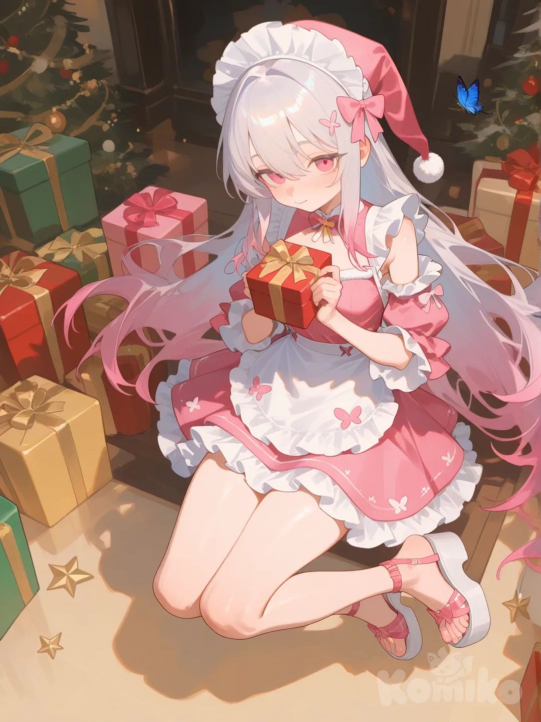 [soft-shading-style], @alice-6KbJ, santa hat, gift box
