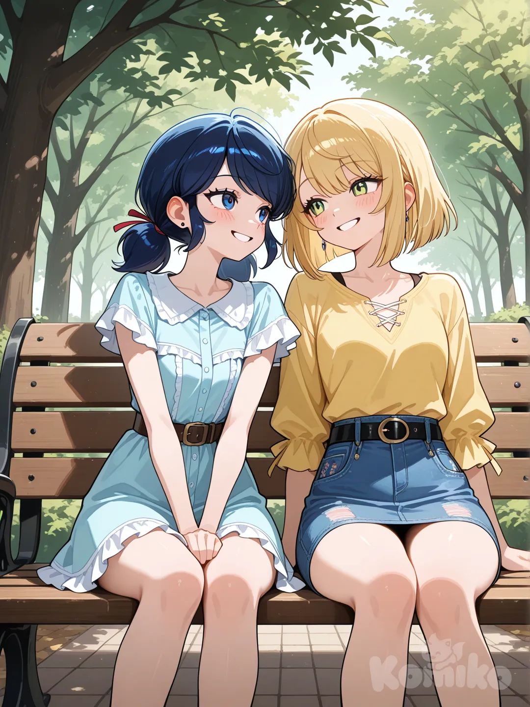 Marinette and Chloe