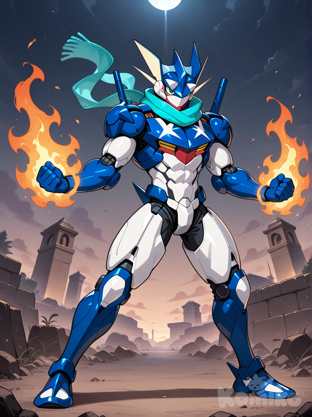 ENZIANBLAU Superhero