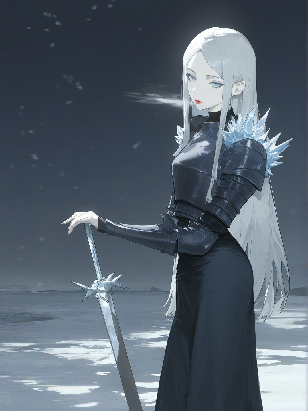 Antheia - soldier in Snezhnaya