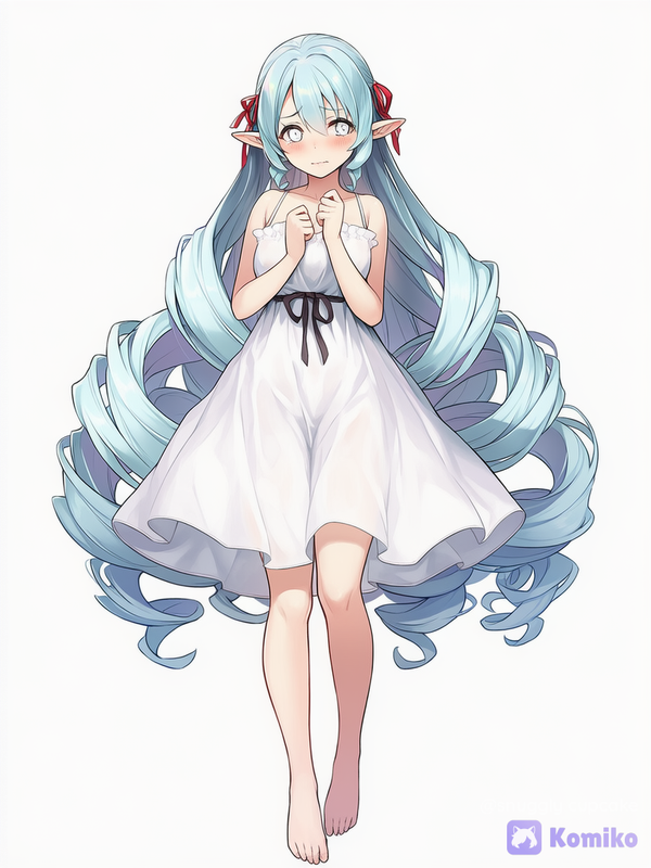 Shy Blue-Haired Elf 🥺💙