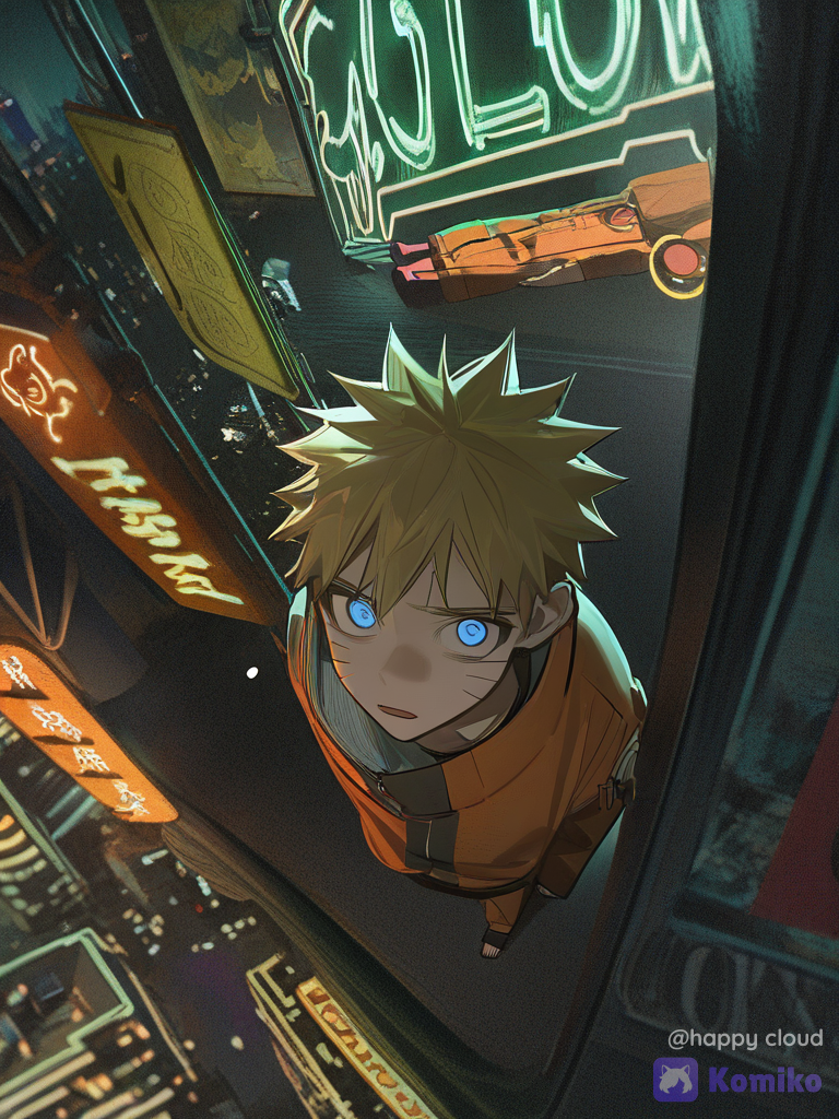 Naruto's Neon City Shock 🌃✨