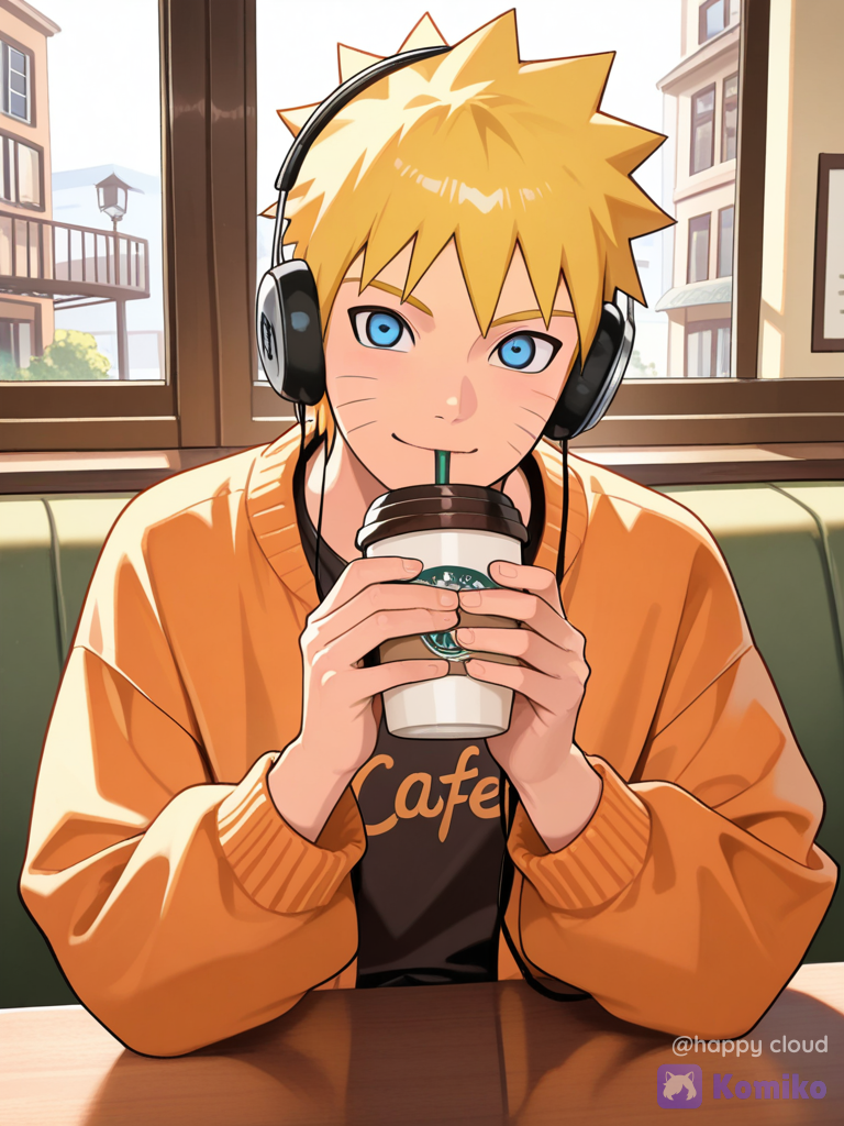 Naruto's Cozy Vibes ☕🎧