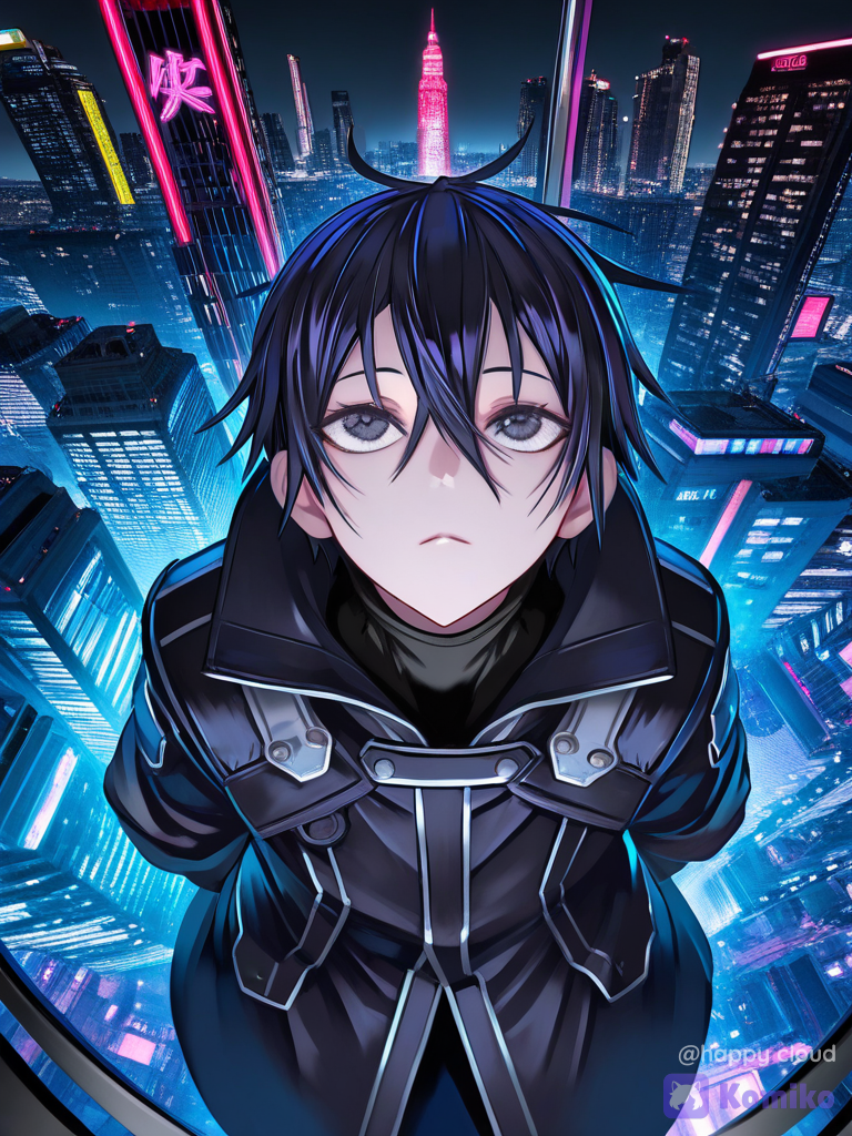 Kirito's Neon Night Glow ✨