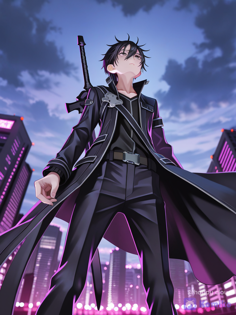 Kirito's Neon Night Glow ✨