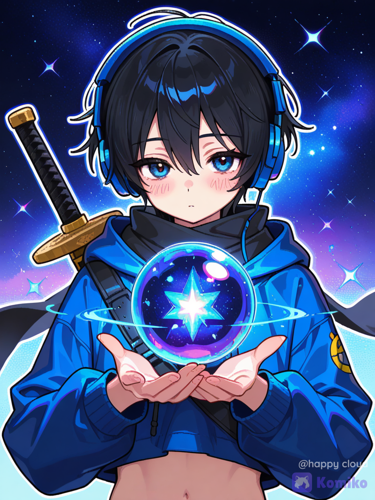 Star Boy & His Magic Orb ✨🗡️
