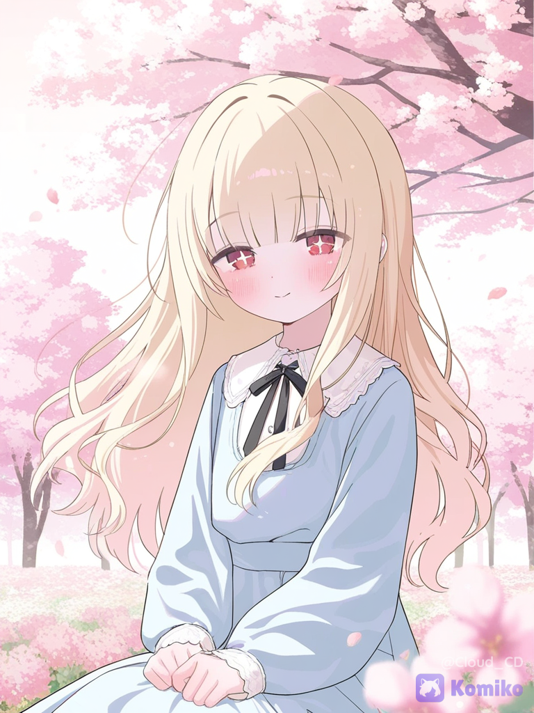 Spring is filled with cherry blossom trees.