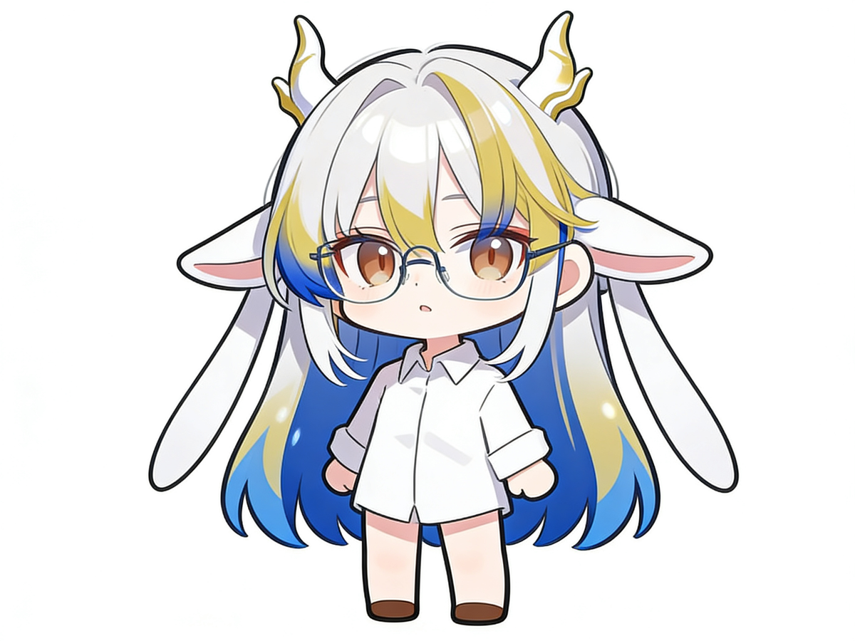 Chibi sừng vàng dễ thương nè~ 🦄✨
