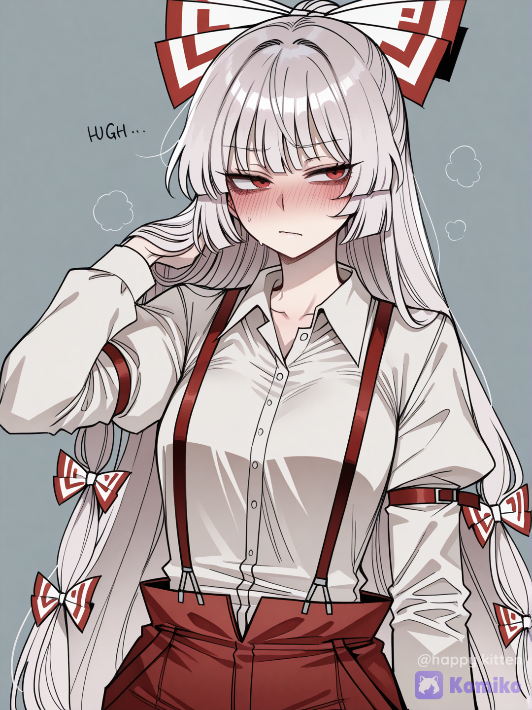 Shy girl