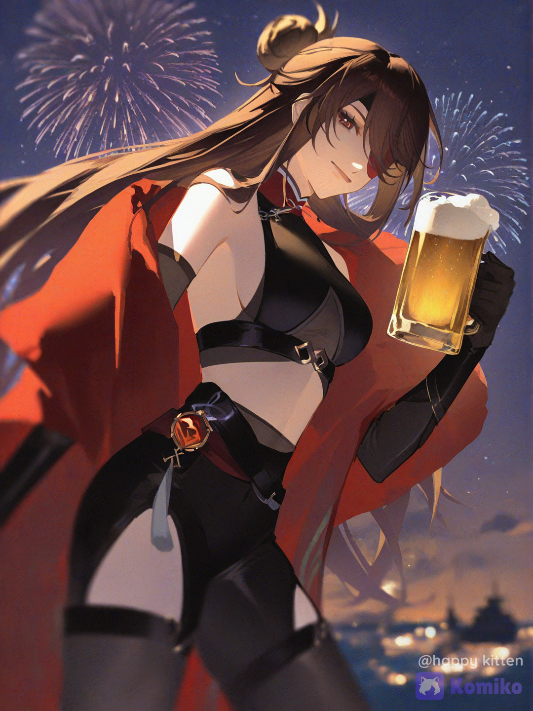 celebrates a successful deal