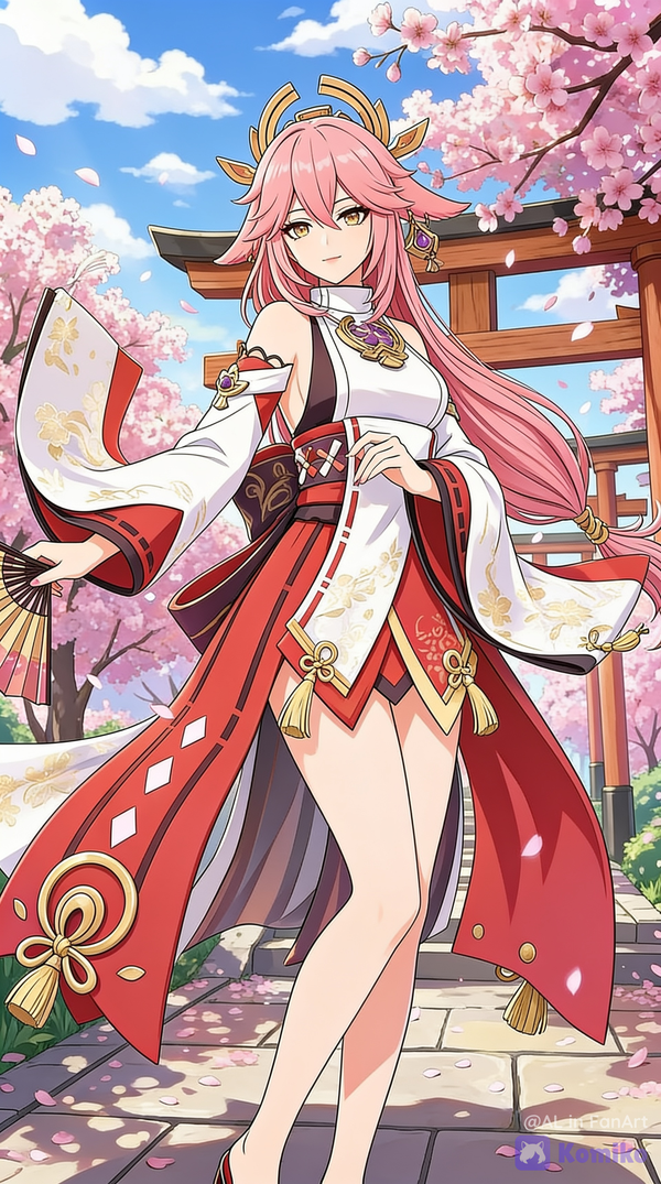 Elegant pose with aesthetic view