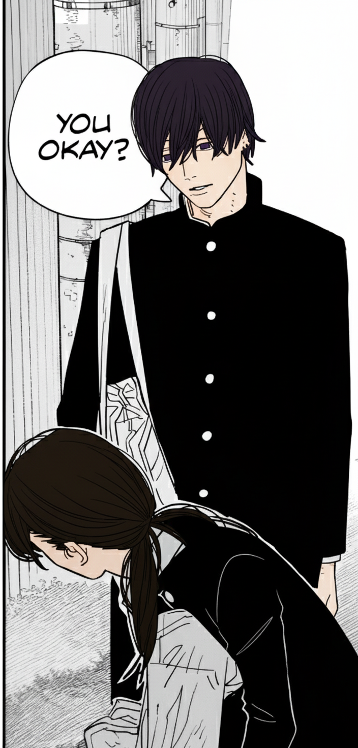 1boy, dark violet hair, dark violet eyes