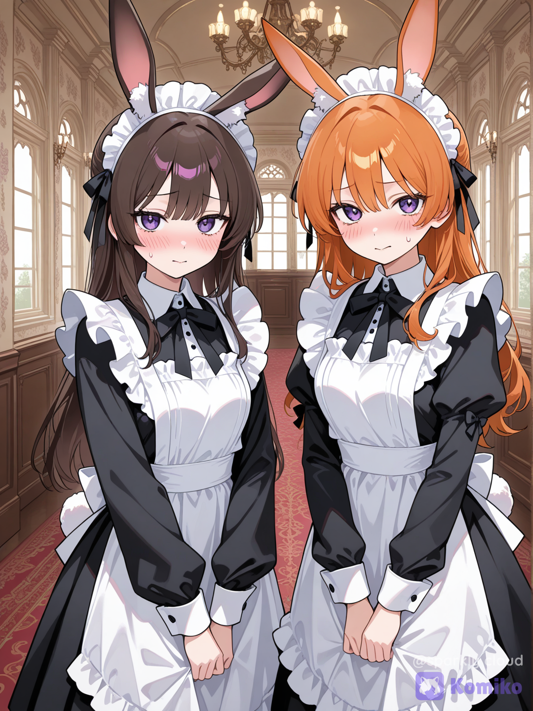 Twin Bunny maids