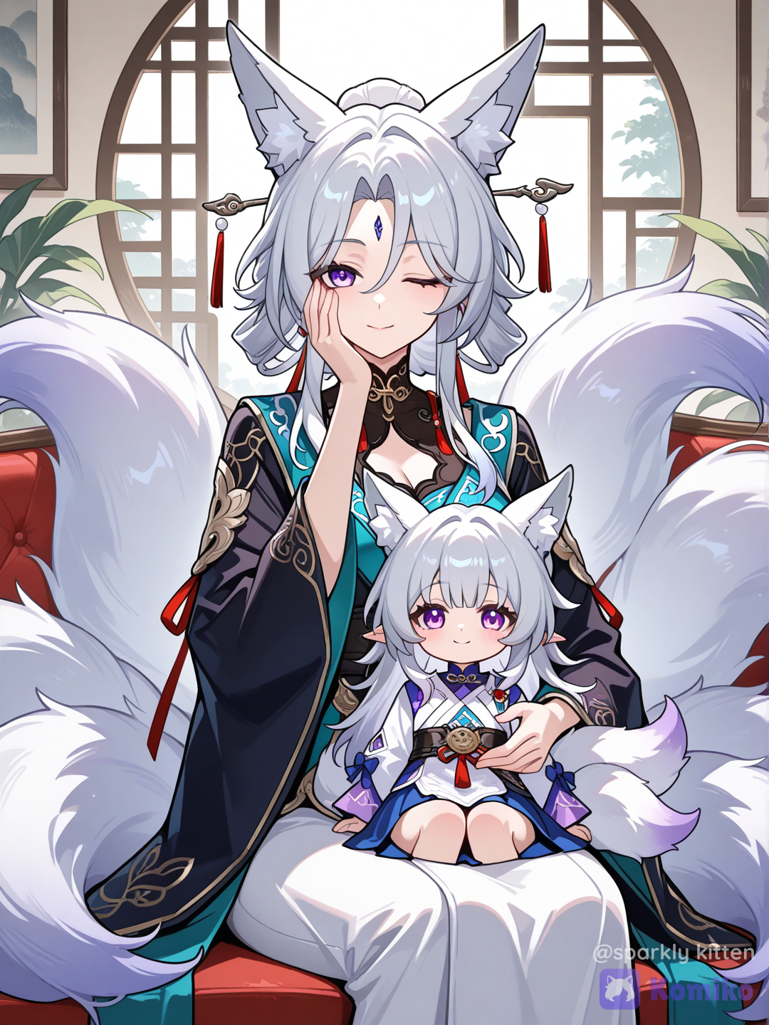 Mother and daughter
