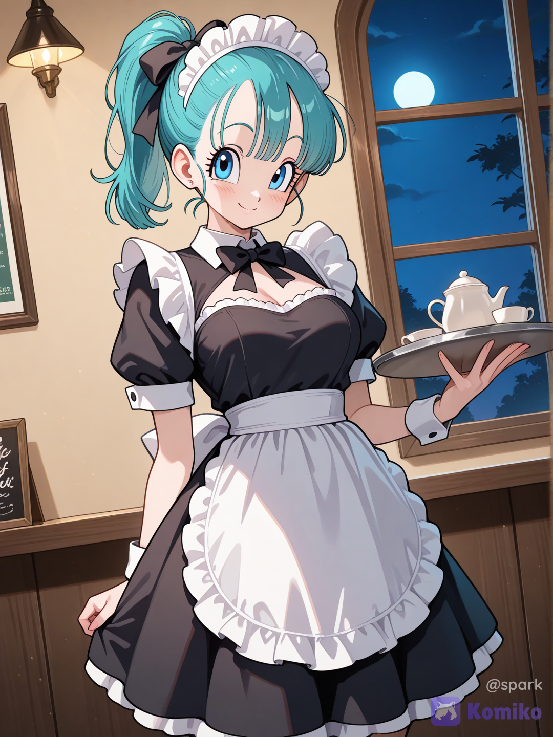 Bulma Maid Outfit