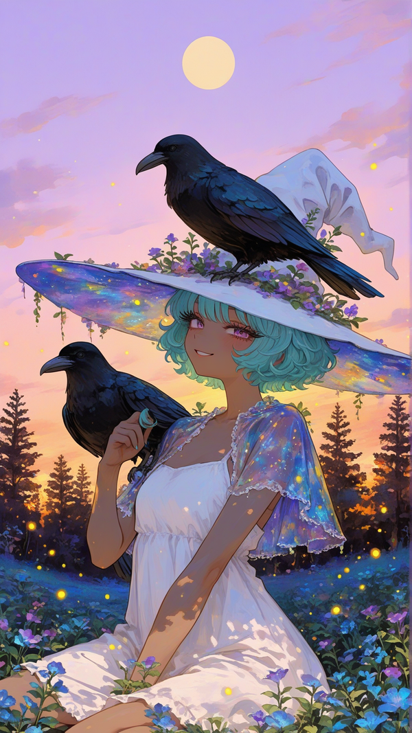 Komiko Witch Week: Inky in the Flowers
