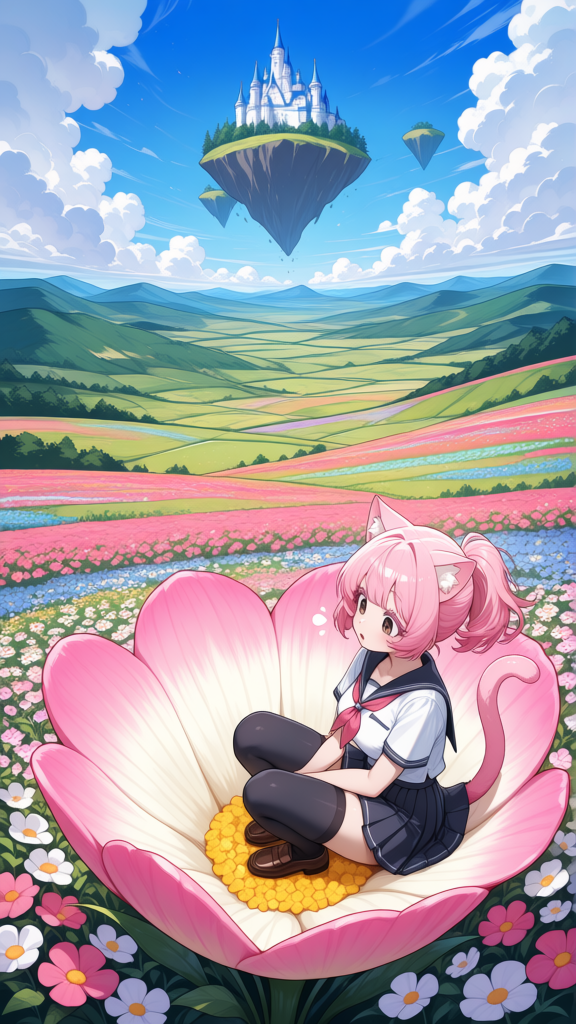 Resting in the Flowers