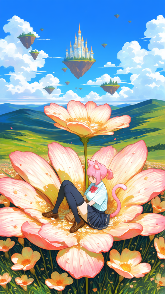 Resting in the Flowers