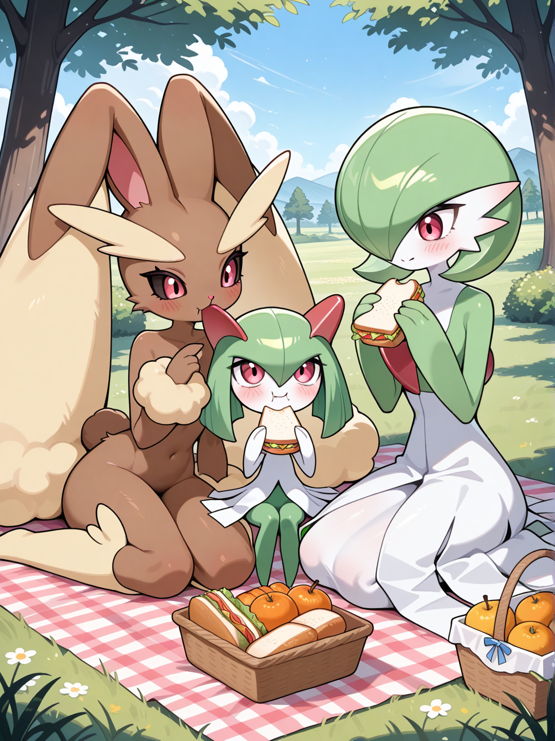 A picnic Pokémon