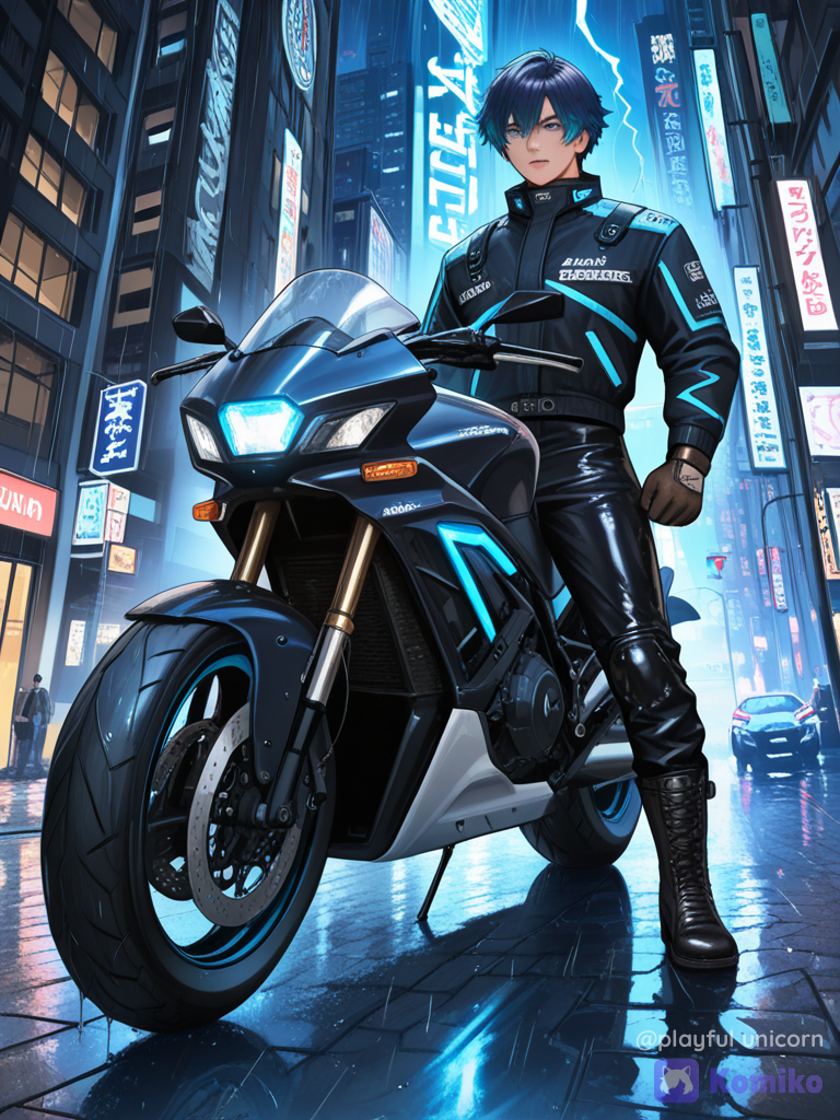 Thunder Rider ⚡🏍️