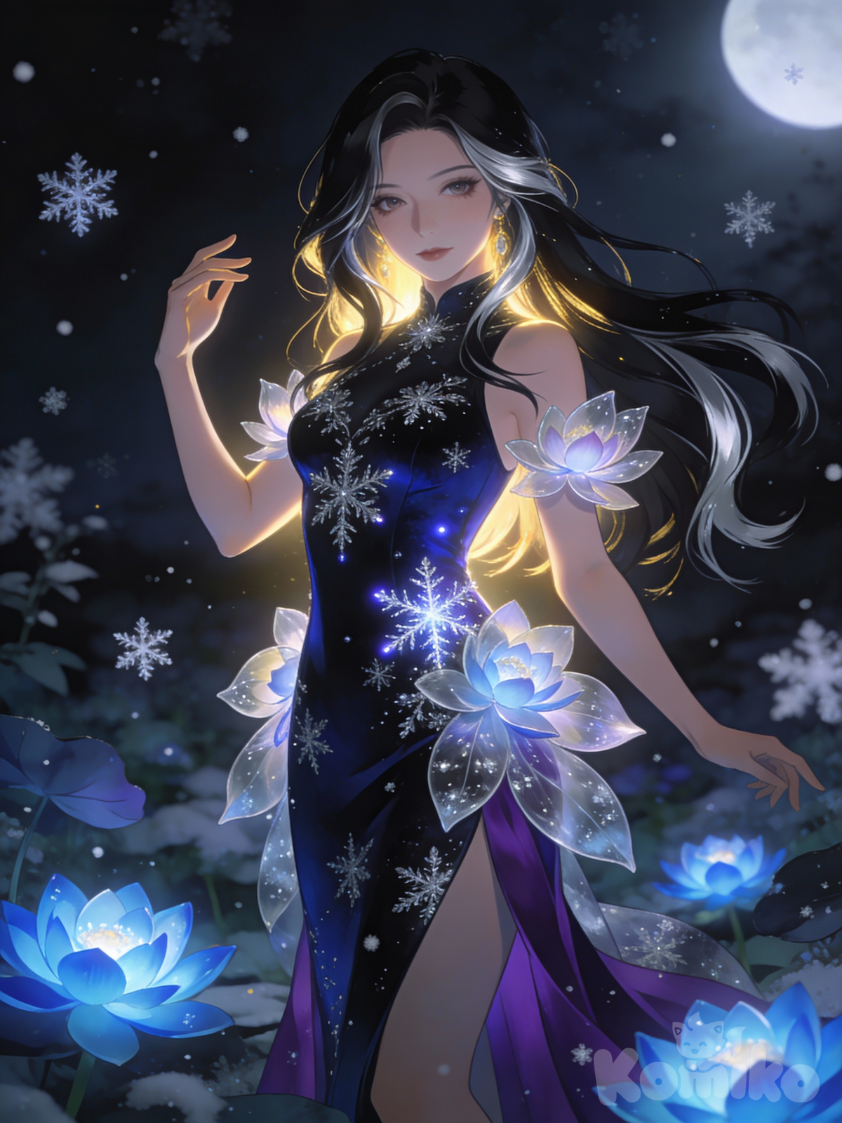 Black Snow Lotus