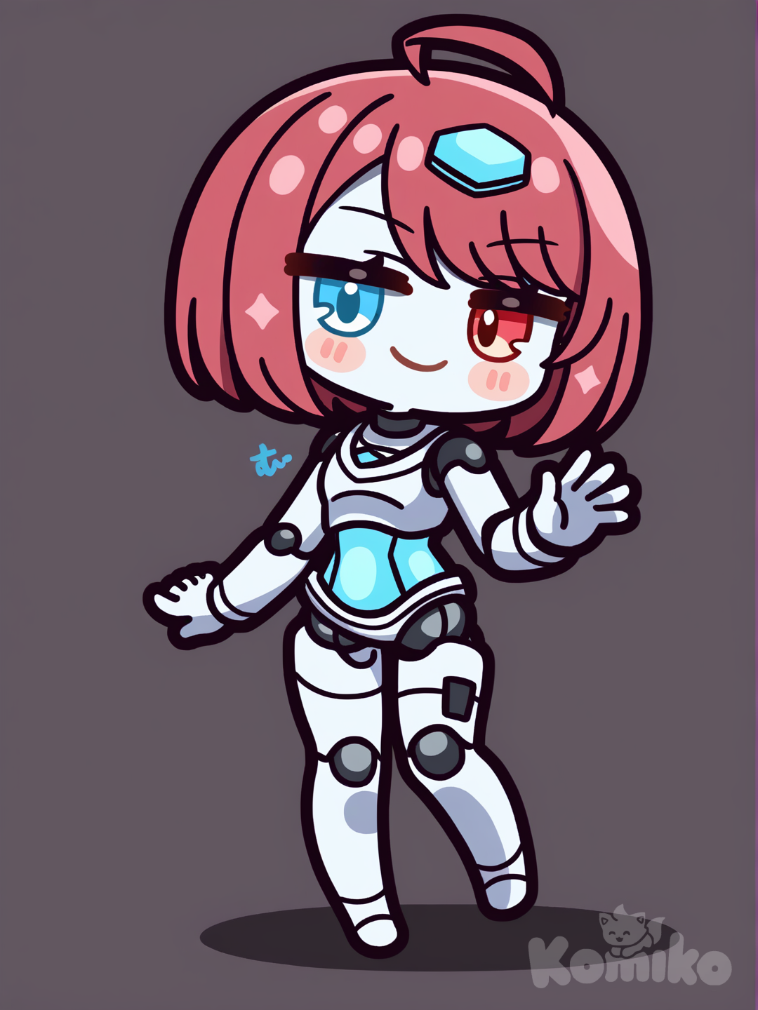 ... and as chibi person