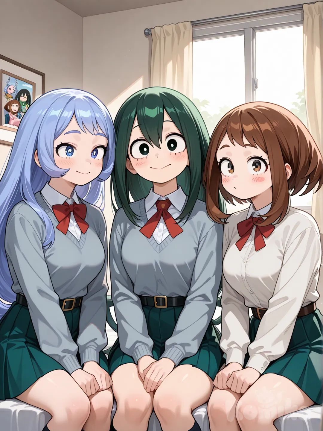 @Uraraka_Ochako, @Asui_Tsuyu, @Hadou_Nejire