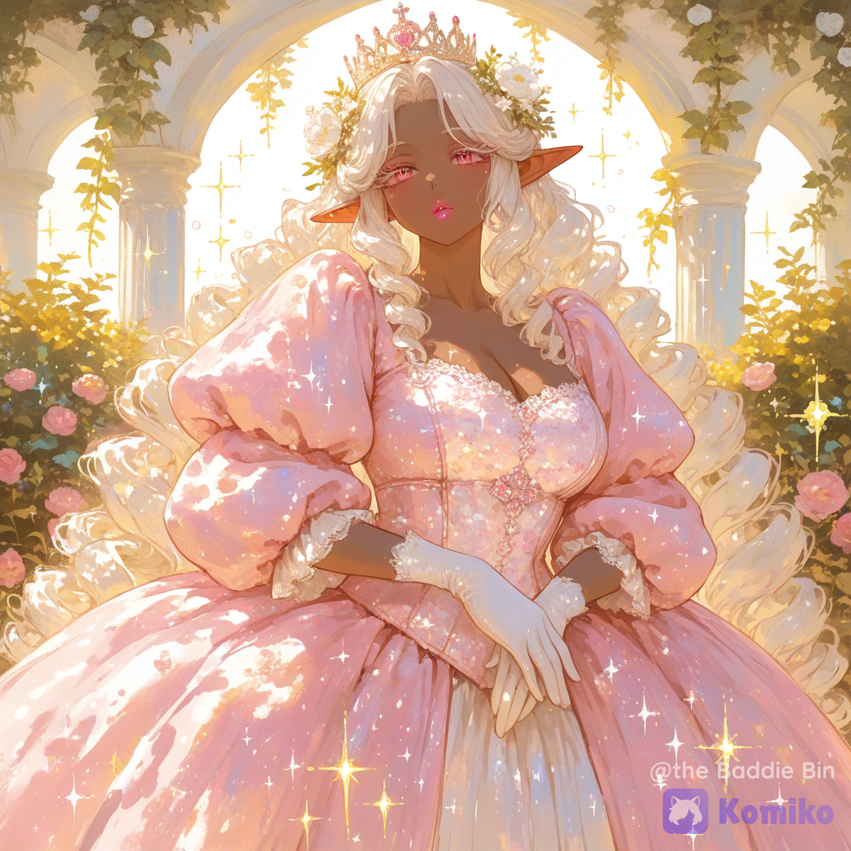 Caring for her kingdom