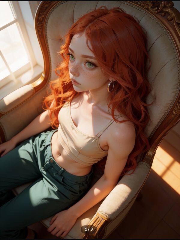 Waiting for her...