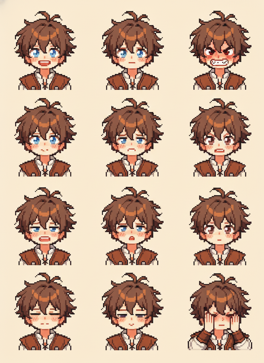 Different face