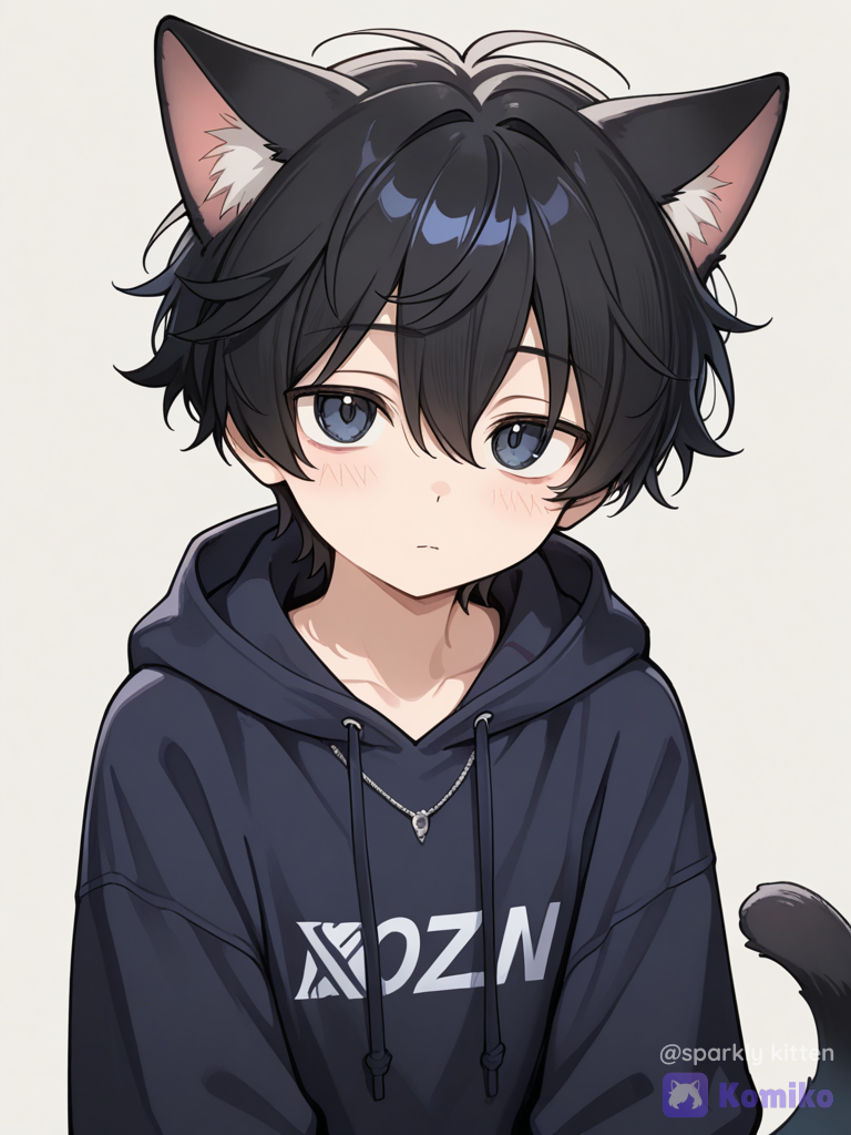 The kitten boy