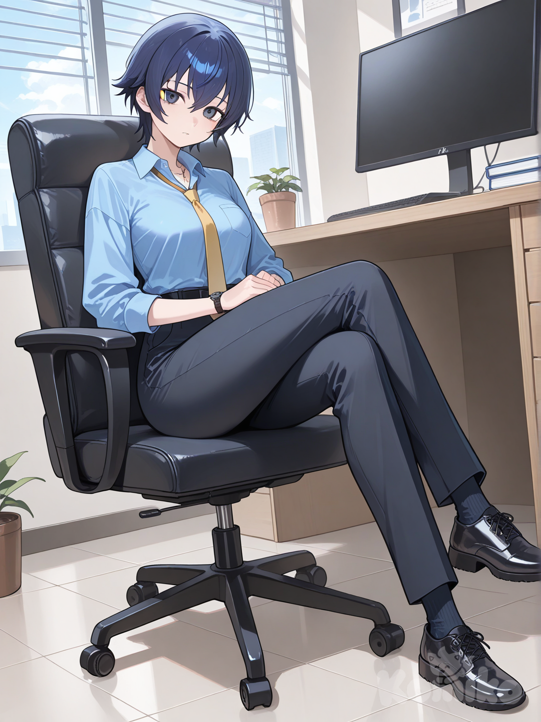 Naoto on office