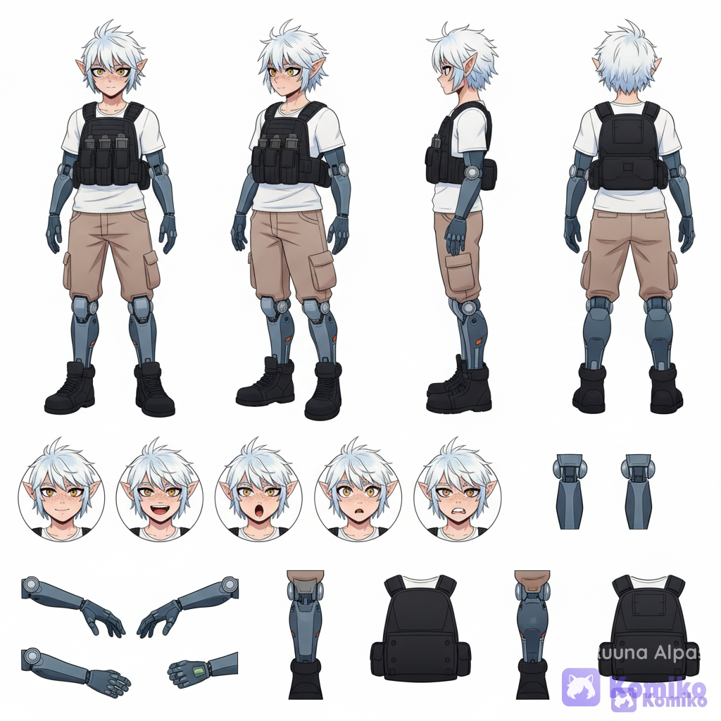 Alpas the cybernetic elf