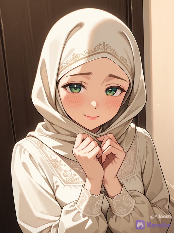 Shy muslim mom