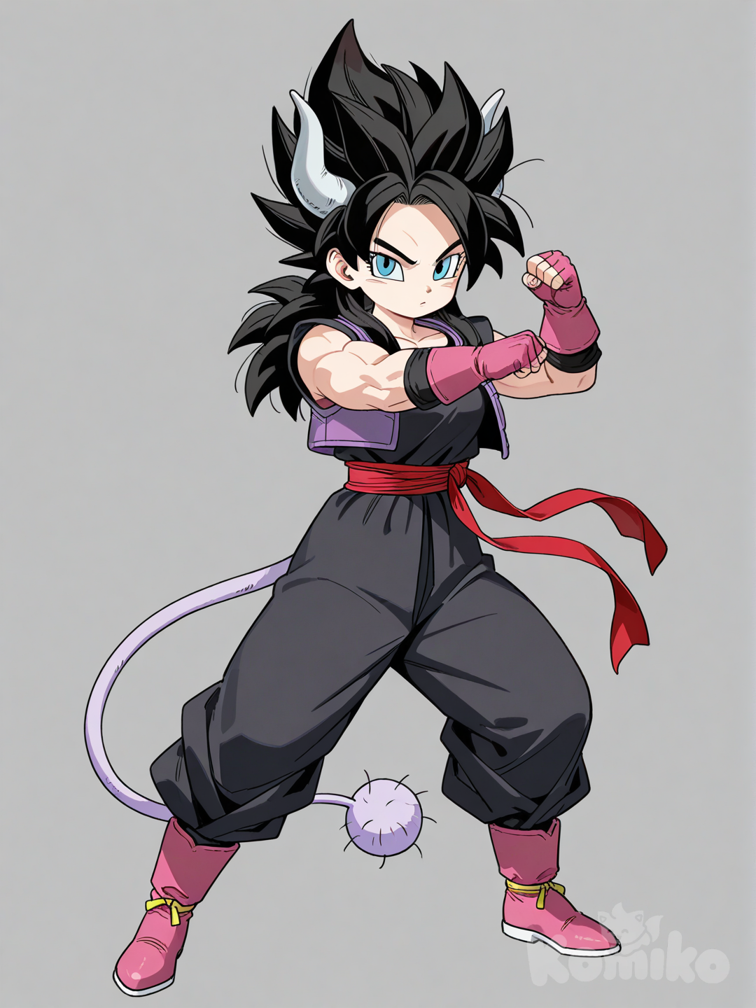 Ganna Kamui black " a fusão de Janna e Goku Black"