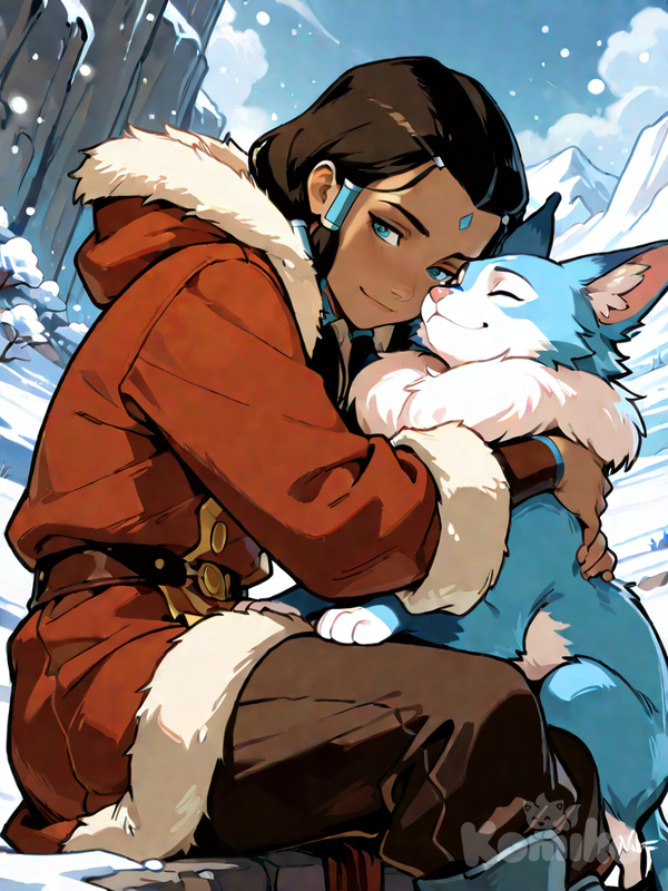 The Snowy Bond of Winter Buddies 🌨️💙✨