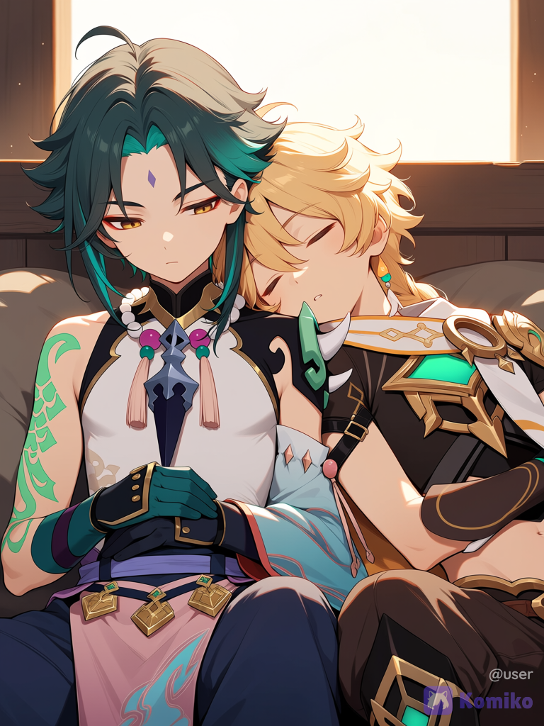 After Aether had been running around all day.