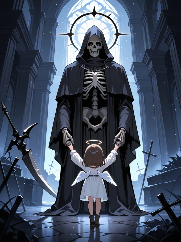 Grim Reaper's Angel Pal 💀👼