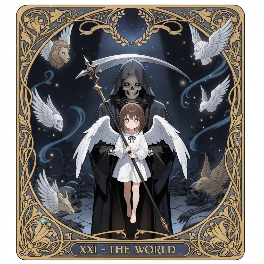 XXI The World Tarot ✨💀