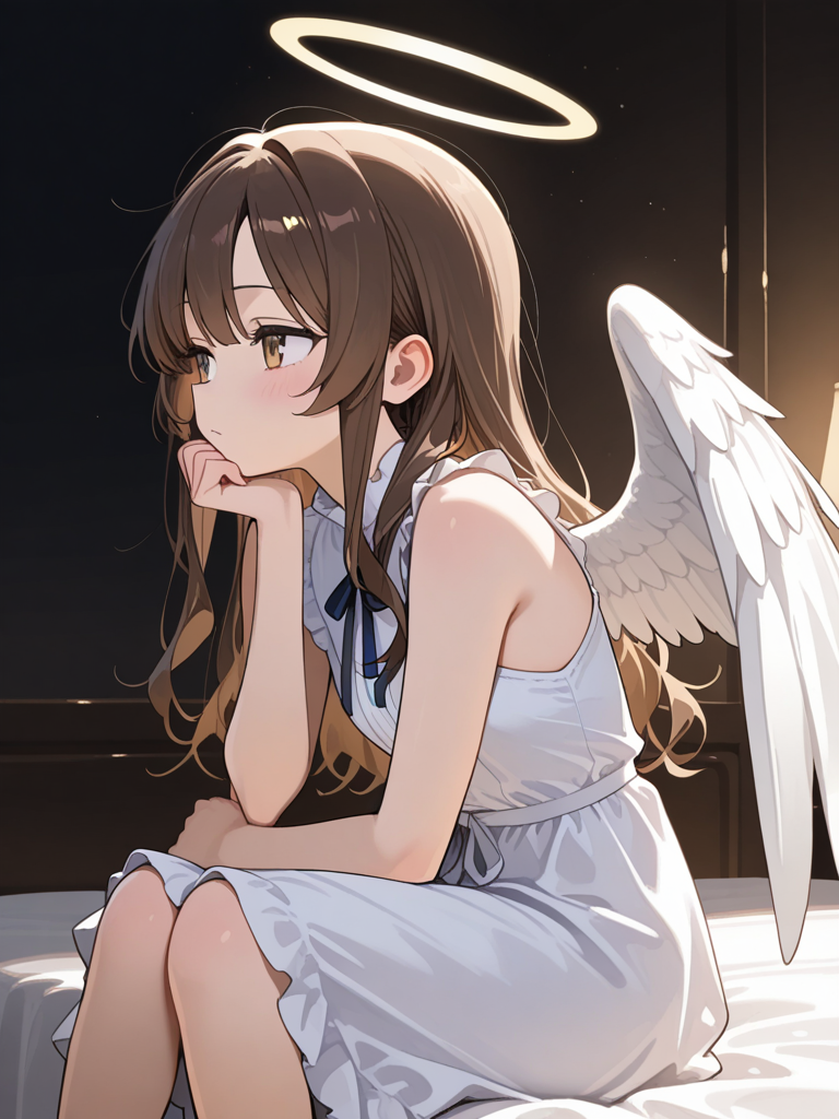 Angel’s quiet night vibes 🌙