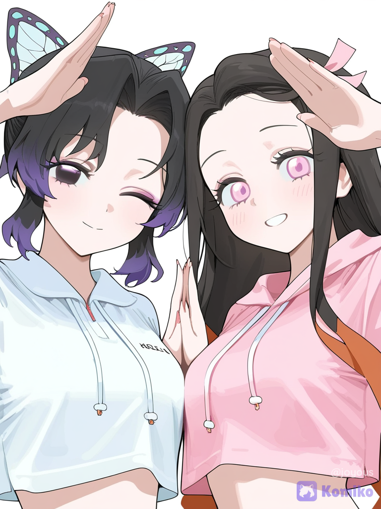Nezuko & Shinobu Cutie Duo 🦋💕