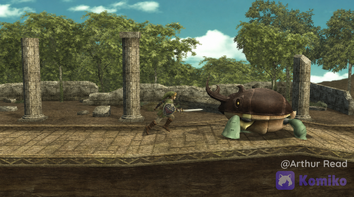 The Path to the Ruins (Path to the Earth Temple Ruins)
