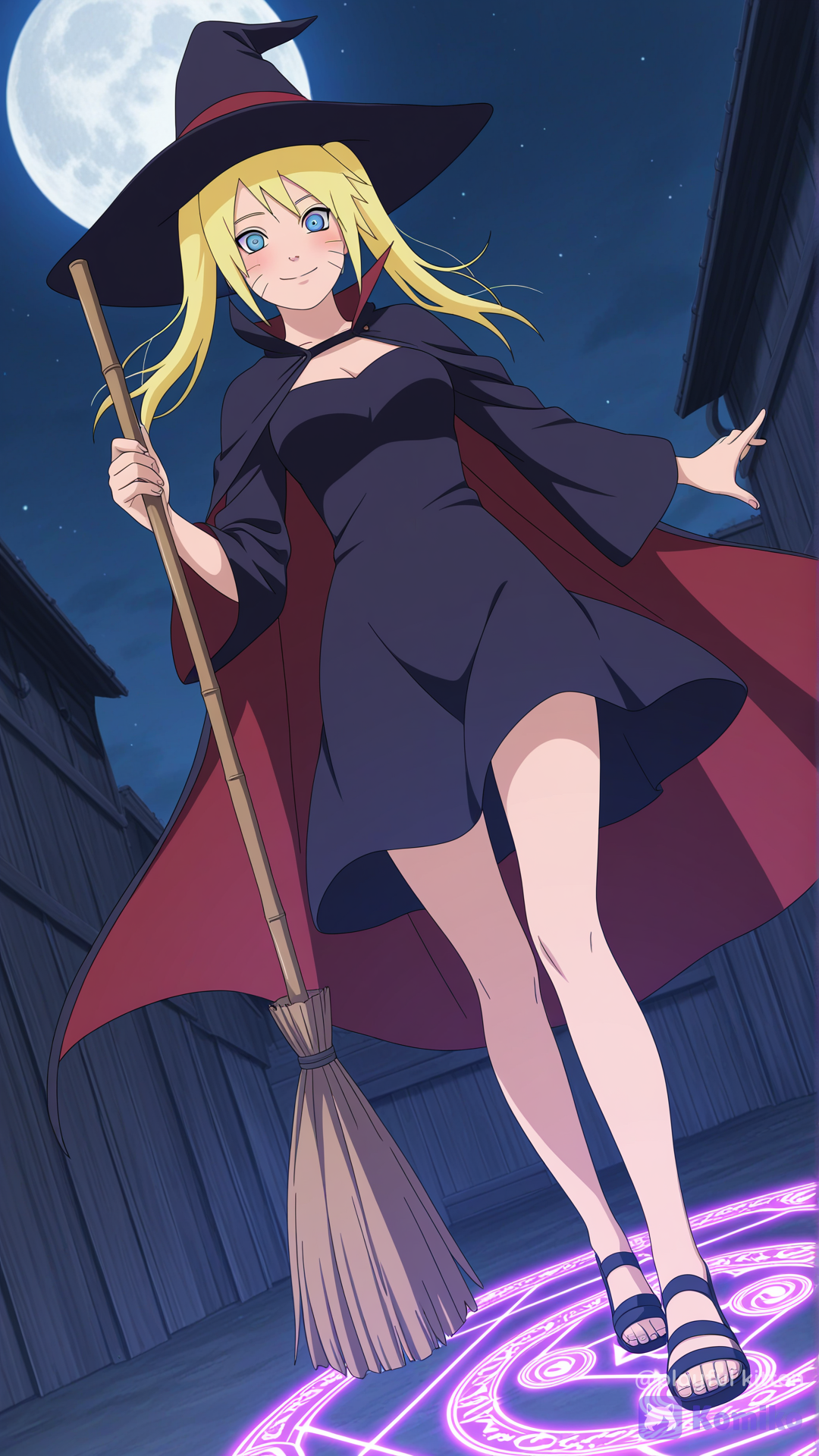 Female Naruto Uzumaki witch