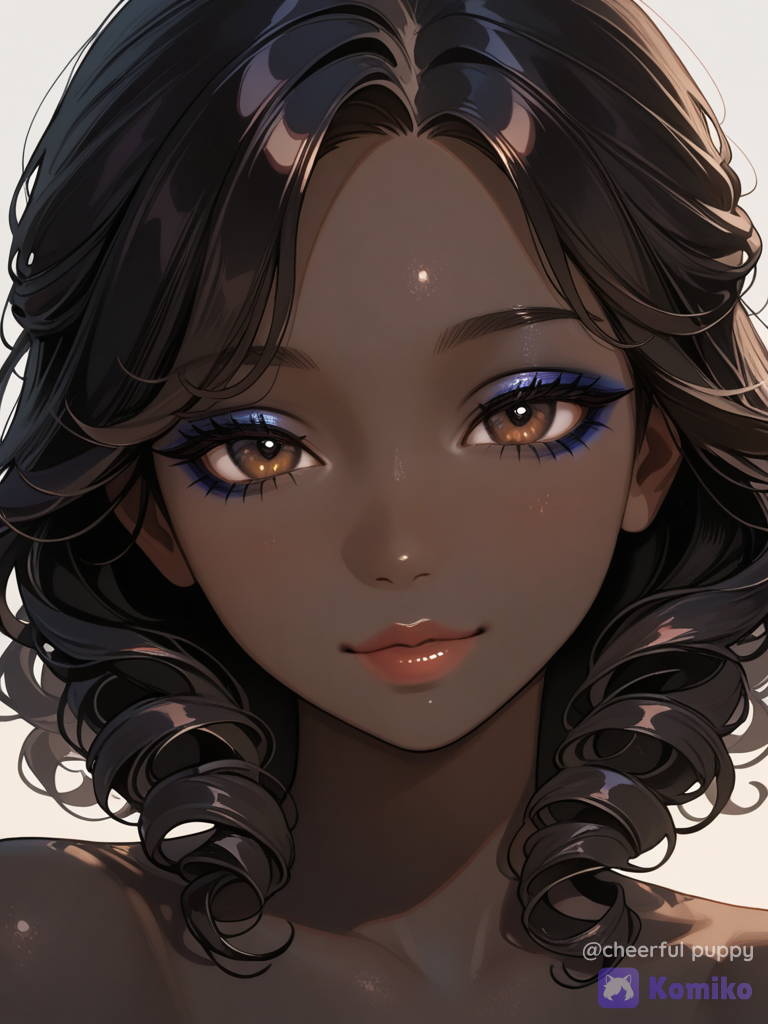 Soft Curls & Sparkly Eyes ✨