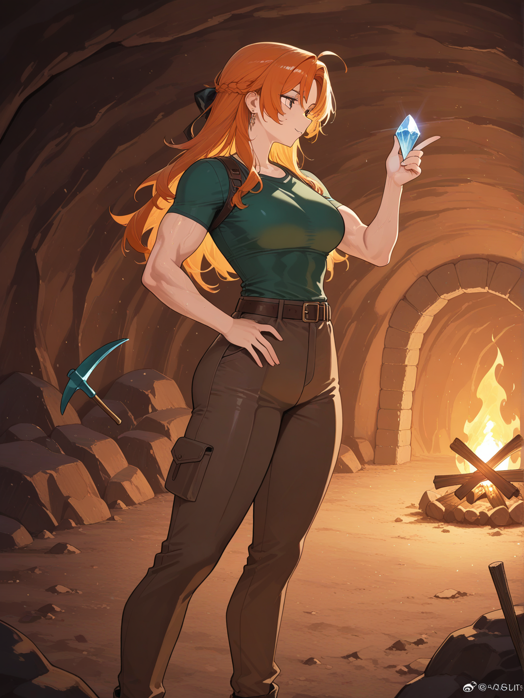 Alex in the mines found a diamond