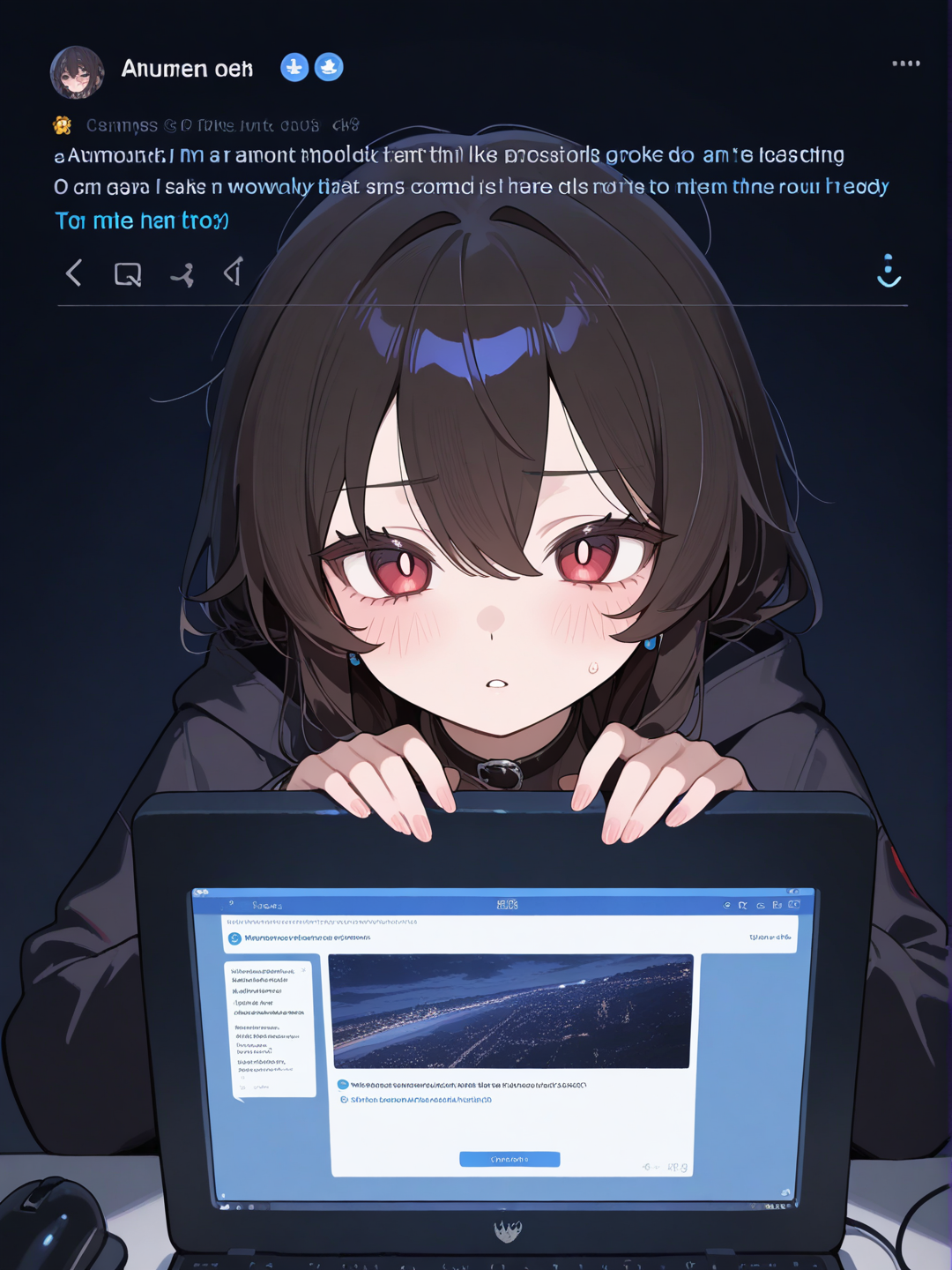 I think she wants your attention 