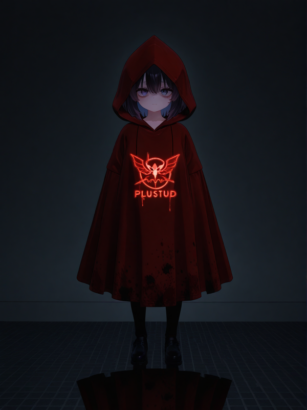 Girl in a cloak