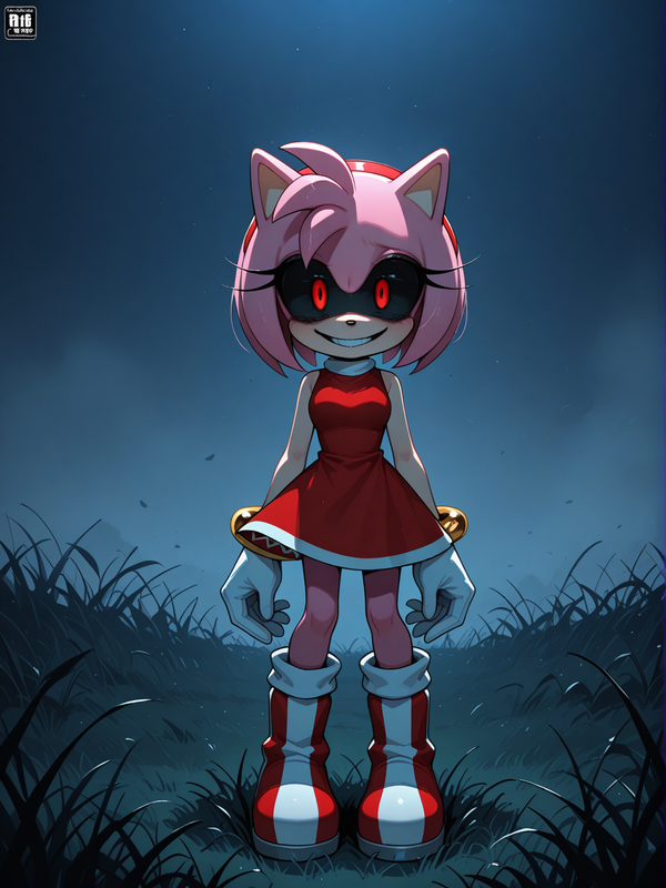 In a field