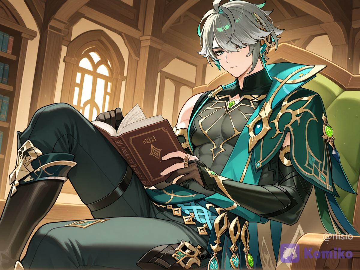 reading book