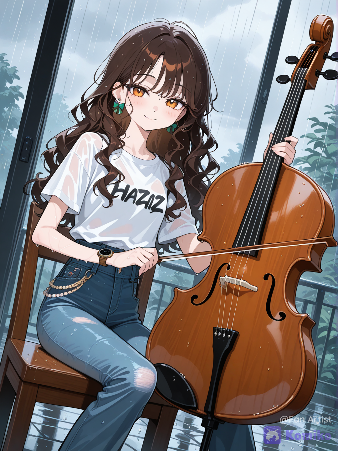 This is ME but playing CELLO!!!!!